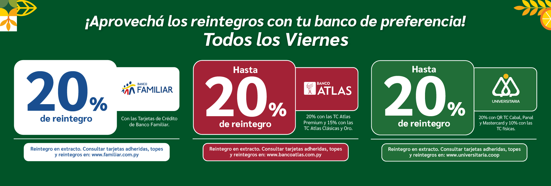 Bancos Viernes