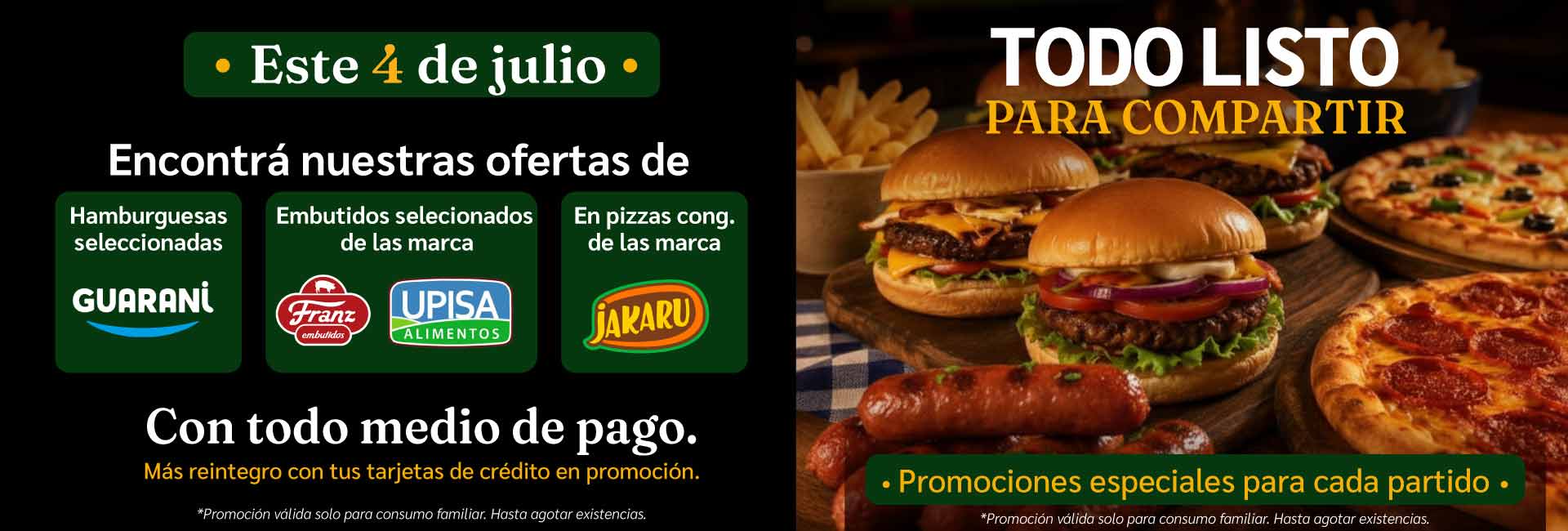 Hamburguesas-Embutidos