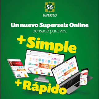 Superseis Online presenta una nueva experiencia de compra: más rápida, simple y segura.