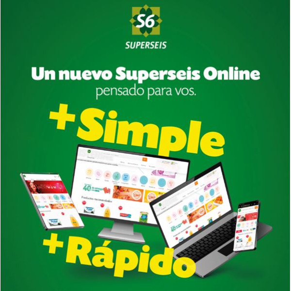 Superseis Online presenta una nueva experiencia de compra: más rápida, simple y segura.